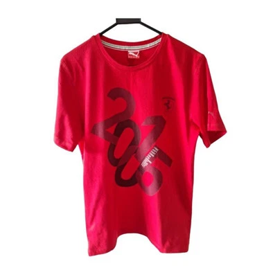 Scuderia Ferrari F1 Anniversary Red T-shirt Men's Meduim racing - Image 1 of 4