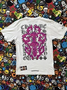 Chrome Hearts Purple Dagger Logo Tee - Picture 1 of 16