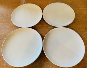 IKEA of Sweden 12011 Matte Sand Beige Salad Plates 8” Round READ Set of 4 - Picture 1 of 3