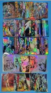 Lady Death 1994 Krome Chromium Refractor Set 100 w/ Clear Chrome Auto Necro - Picture 1 of 7