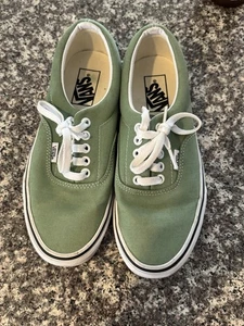womens preowned vans size 8 (mens 6) green - Picture 1 of 5