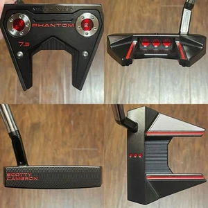 Scotty Cameron 2025 Phantom 7.5 Putter - LH - Xtreme Dark (DLC) Finish - RED - Picture 1 of 11