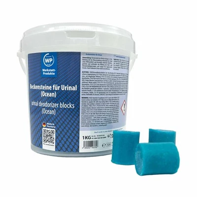 WP Urinal WC Steine Tabs Beckensteine Ocean-Duft Eimer Entkalker Klostein 1kg - Bild 1 von 4