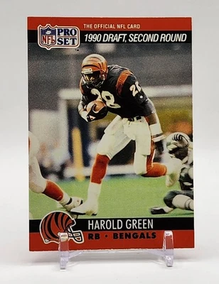 1990 Pro Set Football HAROLD GREEN RC BENGALS #707 - Image 1 of 2