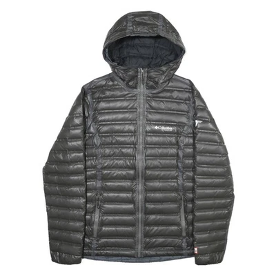 COLUMBIA Womens Black Outdoor Jacket M Nylon Quilted Hooded Zip Lightweight - Image 1 of 4