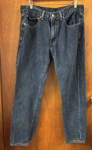 Levi 505 lavaggio medio leggermente usurato 34 x 32 etichetta 34 x 31 vero made Vietnam - Foto 1 di 13