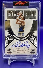2021-22 Panini Flawless Excellence Signatures 7/25 Rick Barry On-Card Auto! HOF!