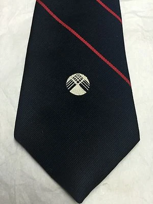 CORBATA PARA HOMBRE WARDEN BROOKS LTD AZUL MARINO CON RAYAS ROJAS 57 X 3,5 Foto 1 de 3