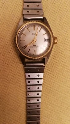 Kelton montre femme mécanique acier deux tons - Photo 1/4