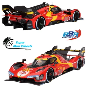BBR Models 1:18 Ferrari 499P Team AF Corse 2023 #50 WEC 1000 Miles of Sebring - Picture 1 of 8