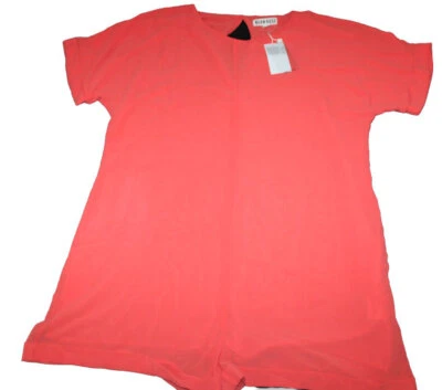 JUMPSUIT SUIT OVERALL KURZOVERALL PLAYSUIT KORALLE NEON ROSE Gr. 42 44 NEU - Bild 1 von 4