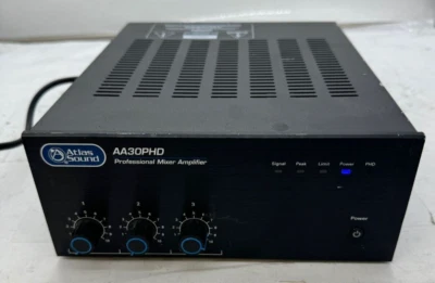 Atlas Sound AA30PHD 3 input 30-WATT Mixer Amplifier Automatic System Power Testd - Image 1 of 4