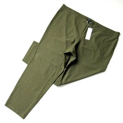 Новый с Ярлыками Eileen Fisher моющийся эластичной креп в оливковый тонкий лодыжки брюки 3 X - Изображение 1 из 4