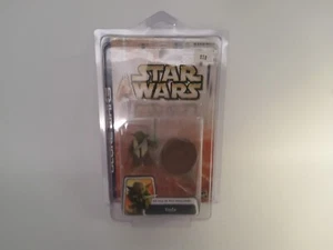 FIGURA YODA STAR WARS CLONE WARS EJÉRCITO DE LA REPÚBLICA CON SOPORTE NUEVA EN CAJA 2003 - Imagen 1 de 2