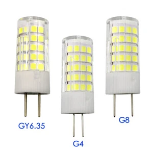 G4/G8/GY6.35 LED Lights Bulb 64-2835 AC/DC 12V T5 Light 5W Ceramics Lamp - Picture 1 of 10
