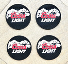 Free Ship 4pcs Coors LIGHT Rubber drip mat drink coasters bar mats beer coasters