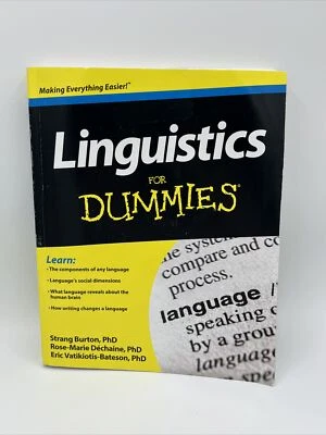 Linguistics for Dummies Paperback, Free Ship - Image 1 of 4