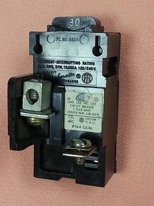  P130, PUSHMATIC 1 polo 30 A disyuntor, P130, 120V,   - Imagen 1 de 3