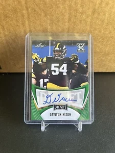 Leaf Draft 2021 - autógrafos verde #BA-DN2 Daviyon Nixon (AU, RC) - Imagen 1 de 2