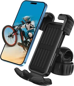 Handlebar Cell Phone Holder, 360° Adj, Quick Mount, Motorcycle, Bike, eBike - Picture 1 of 4