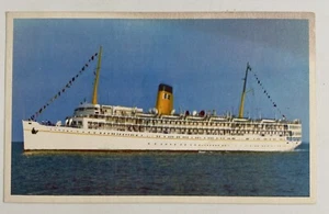 Postcard SS Florida Steamship Nassau Cruises P & O Steamship Co. Miami FL 1950 - Picture 1 of 3