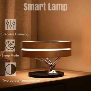 Masdio by Ampulla Horizon Bedside Lamp with 10W Wireless Charger, Night Lamp IB4 - Picture 1 of 9