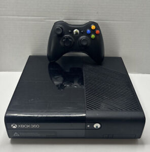 Microsoft Xbox 360 E Game Console Black And 1 Remote FOR PARTS (NO HARD DRIVE)