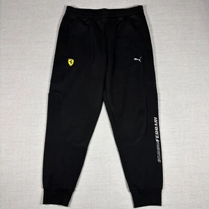 Puma x Ferrari Jogger Pants Mens XL Black Scuderia Racing - Picture 1 of 14