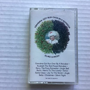 Elmo & Patsy-Grandma Got Run Over By A Reindeer-Cassette Tape VTG80’s Christmas - Picture 1 of 6