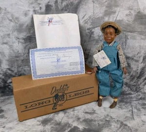 Daddy's Long Legs Doll Marcus Yo-Yo & Cap Signed Promo Edition + Certificate Vtg - Picture 1 of 23