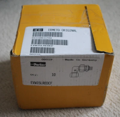 Parker Ermeto Original EVW15LREDCF EO Ass Adj Standrohrbogen 9er Pack - Neu - Bild 1 von 4