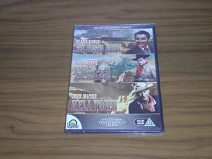3 - WESTERN SILVER SCREEN CLASSICS - JOHN WAYNE - CLARK GABLE - DVD B/W *NEW* - Picture 1 of 1