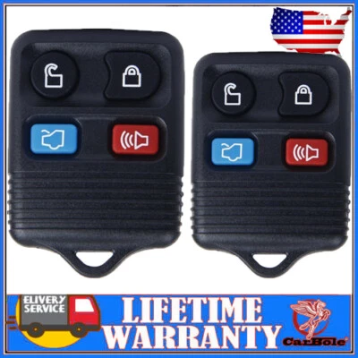 2 piezas para Ford Explorer Remote 2000 2001 2002 2003 2004 coche llave de entrada sin llave llavero Foto 1 de 4