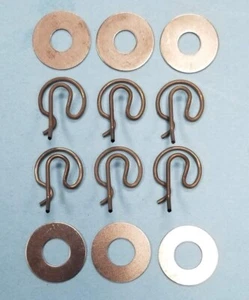 Mopar 4-Speed Hurst Inland 1964-87 A833 OEM Shifter Linkage Clips Washer Pkg New - Picture 1 of 1