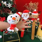 Plush Toys Santa Wristband Clap Circle Toy Bracelets Pop Ring Christmas Toy