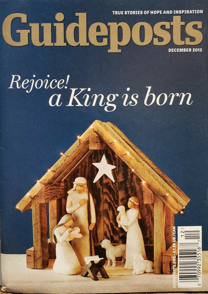 Guideposts Dec 2015 Rejoice a King is Born Hope and Inspiration FREE SHIPPING CB - Image 1 of 1