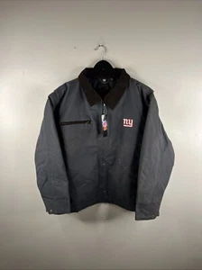 Vintage New York Giants Jacke Erwachsene Large grau Workwear Canvas Detroit neu mit Etikett B54 - Bild 1 von 11