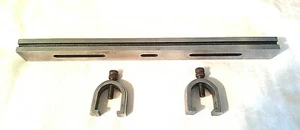 Único 9" paralelo rectangular plano con 2 abrazaderas, herramienta de precisión, estuche de madera - Imagen 1 de 6