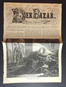 Der Bazar German Fashion Mag Berlin German Empire 1874 - Picture 1 of 5