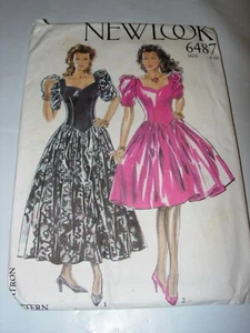 WOMENS UNCUT NEW LOOK 6487 Sewing Pattern BRIDESMAID DRESS WEDDING SIZE 6-18 - Picture 1 of 3