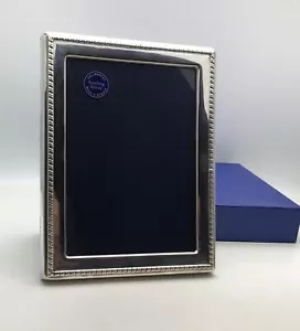 Art Deco Sterling Silver Rectangular Picture Photo Frame Made In England - Picture 1 of 12