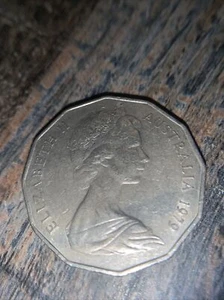 Australia 1979 pieza de 50 centavos sin certificación - Imagen 1 de 2