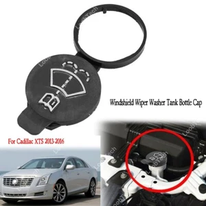 For Cadillac XTS 2013-16 Wiper Washer Fluid Reservoir Tank Bottle Lid Cap Cover - Picture 1 of 12