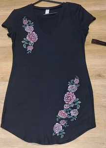 No Boundaries Womens Black Knit Dress. Short Sleeve. Jr, Size L (11-13)New W/Tag - Picture 1 of 2