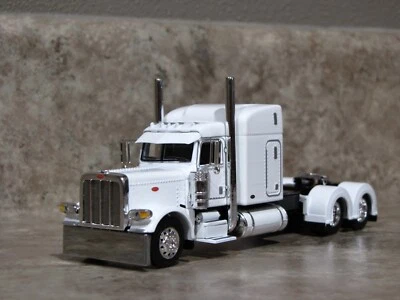 DCP 1/64 White Black Peterbilt 389 Semi Truck Farm Toy - Image 1 of 4