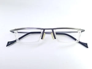 Theo Belgium David Clear/Grey Brow Eyeglass Sunglass Frame Only. 514 - Picture 1 of 12