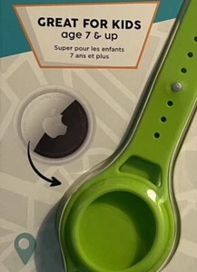 Case Mate Tracker Strap Apple AirTag Green Wristband Case Ages 7 & up - Picture 1 of 3