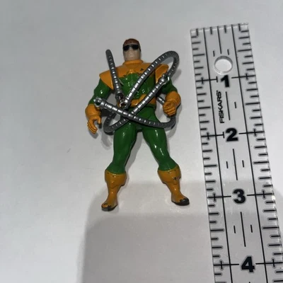 1994 年漫威钢铁网络蜘蛛侠与章鱼博士压铸人偶玩具 Biz 金属 — 第 1/4 张图片