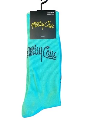 Calcetines Motley Crue Para Hombre Novedad Verde Talla Única (7-12) Nuevos con Etiquetas Foto 1 de 4