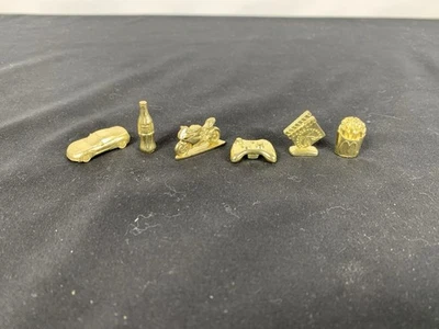 Monopoly Empire 2013, Replacement player tokens, lot of 6 Pewter pieces - Image 1 of 3